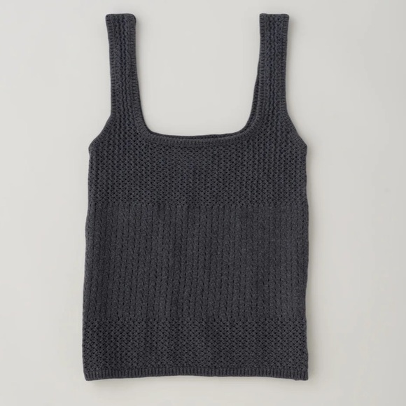 KOTN Samia Square-Neck Knit Tank - Picture 3 of 7
